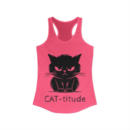 CAT-titude Women's Racerback Tank