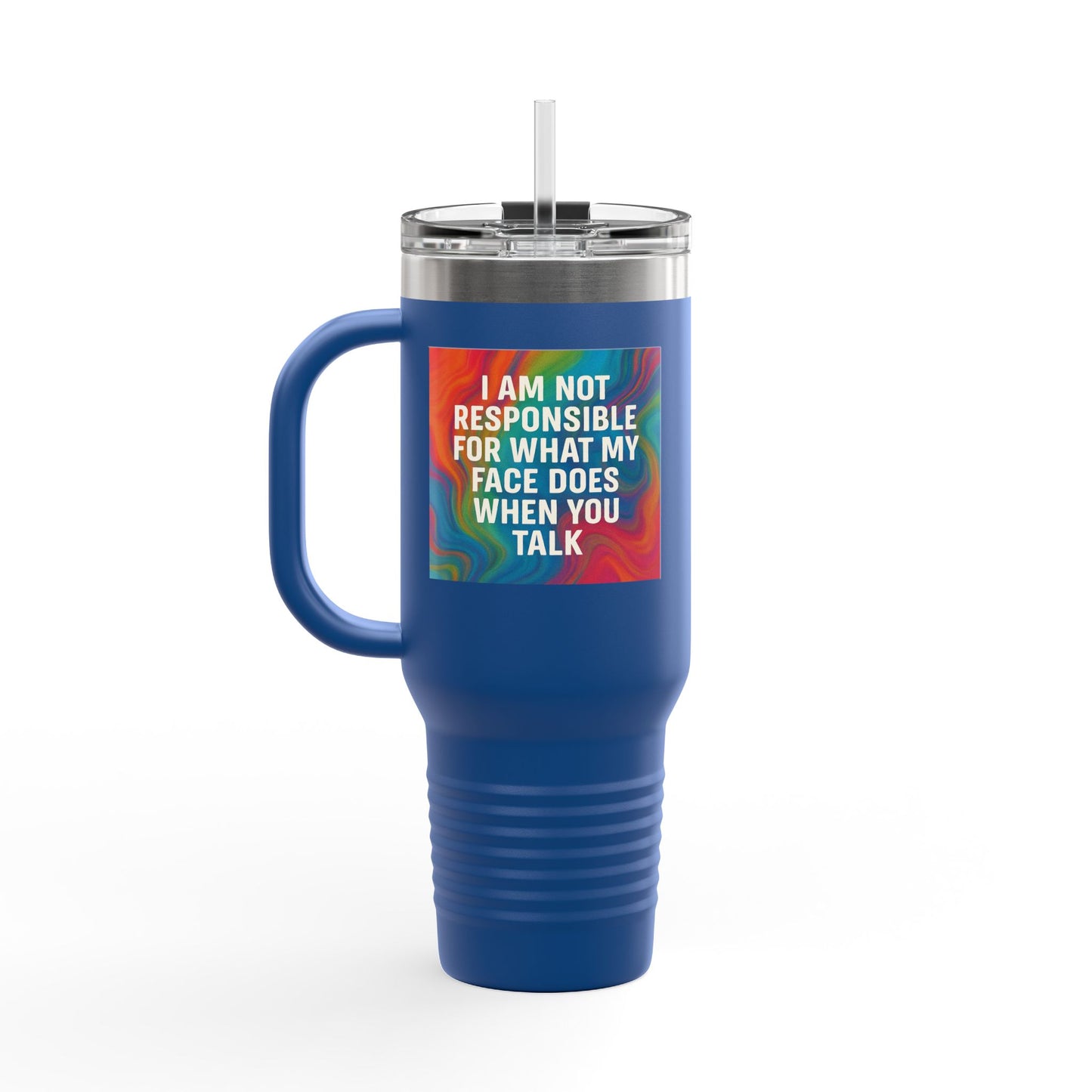 When You Talk Insulated Travel Mug