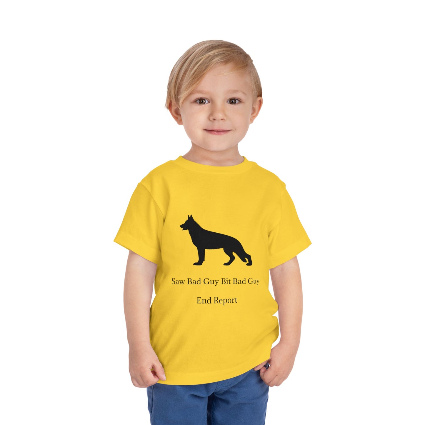 Bad Guy Toddler Unisex Short Sleeve Crewneck Tee