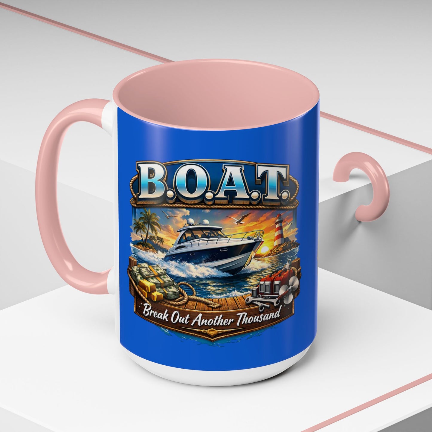 B.O.A.T. 2-Tone Coffee Mug