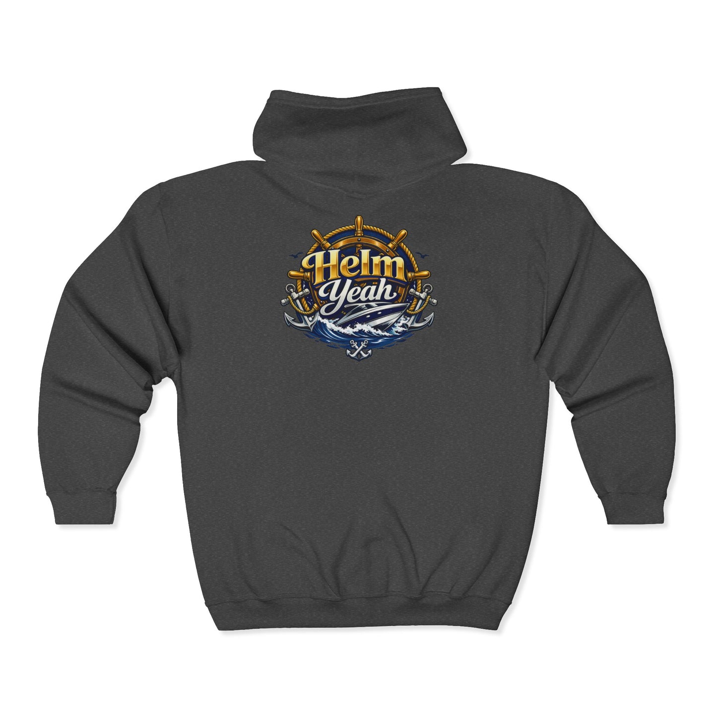 Helm Yeah Unisex Full Zip Hoodie