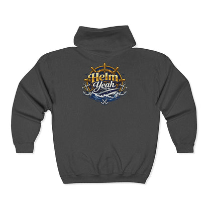 Helm Yeah Unisex Full Zip Hoodie