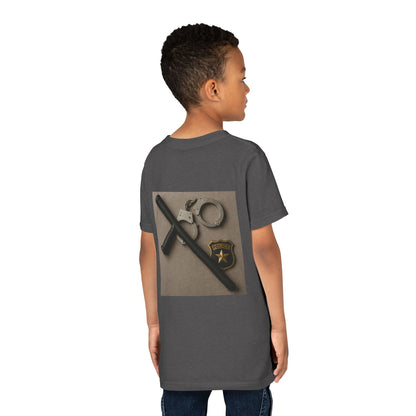 Law Enforcement Appreciation Youth Unisex Short Sleeve Crewneck Tee