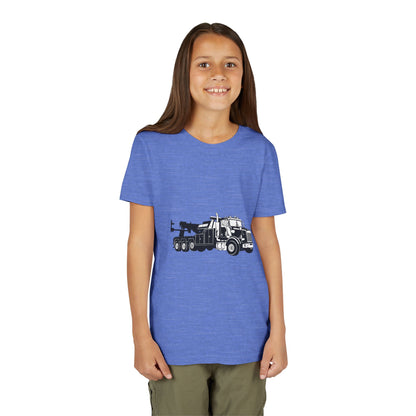 Heavy Tow Truck Youth Unisex Short Sleeve Crewneck Tee