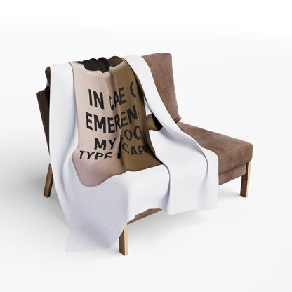 Blood Type Arctic Fleece Blanket