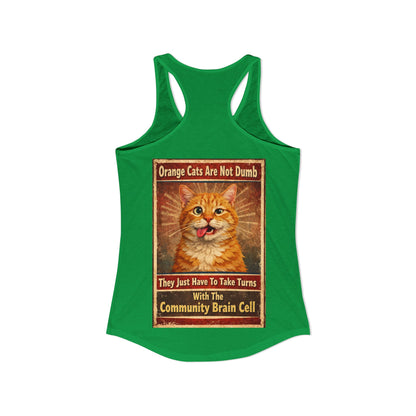 Community Brain Cell Women's Racerback Tank