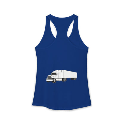 Semi Truck Women's Racerback Tank