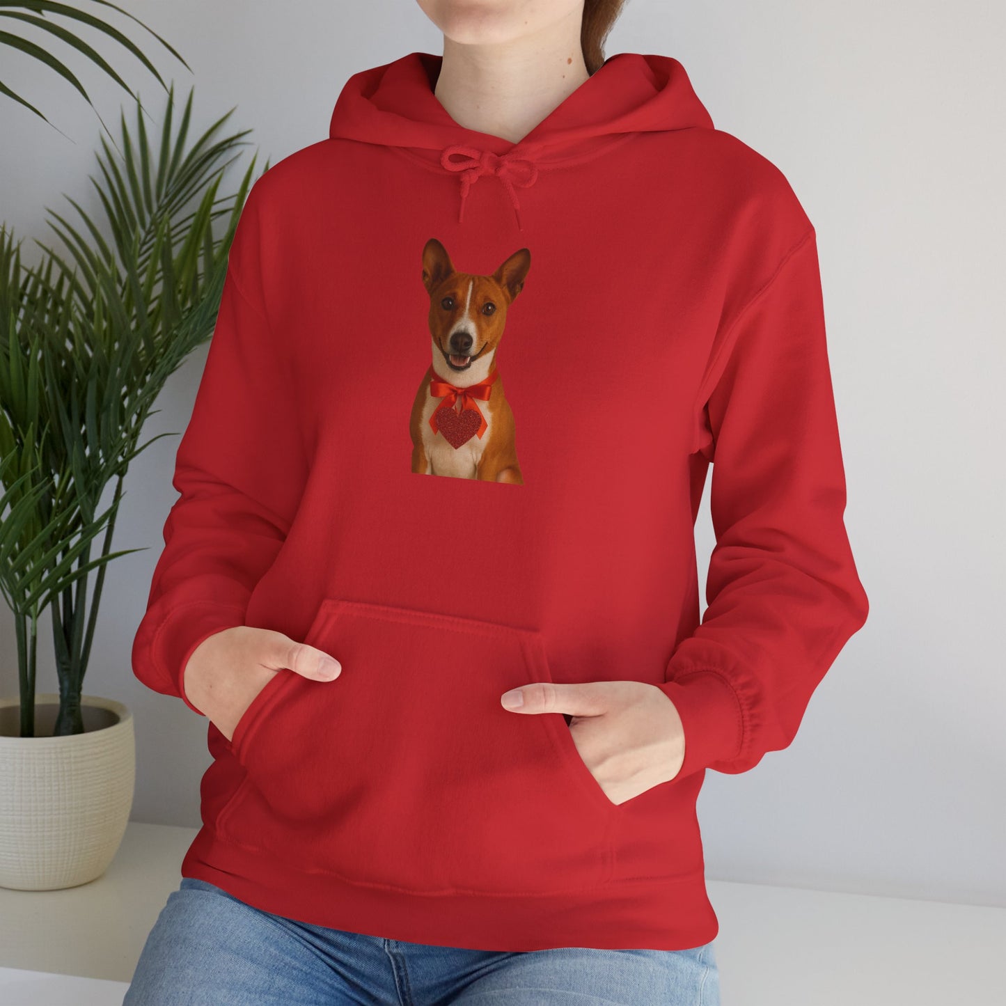 Cupid's Companion Basenji Unisex Hoodie