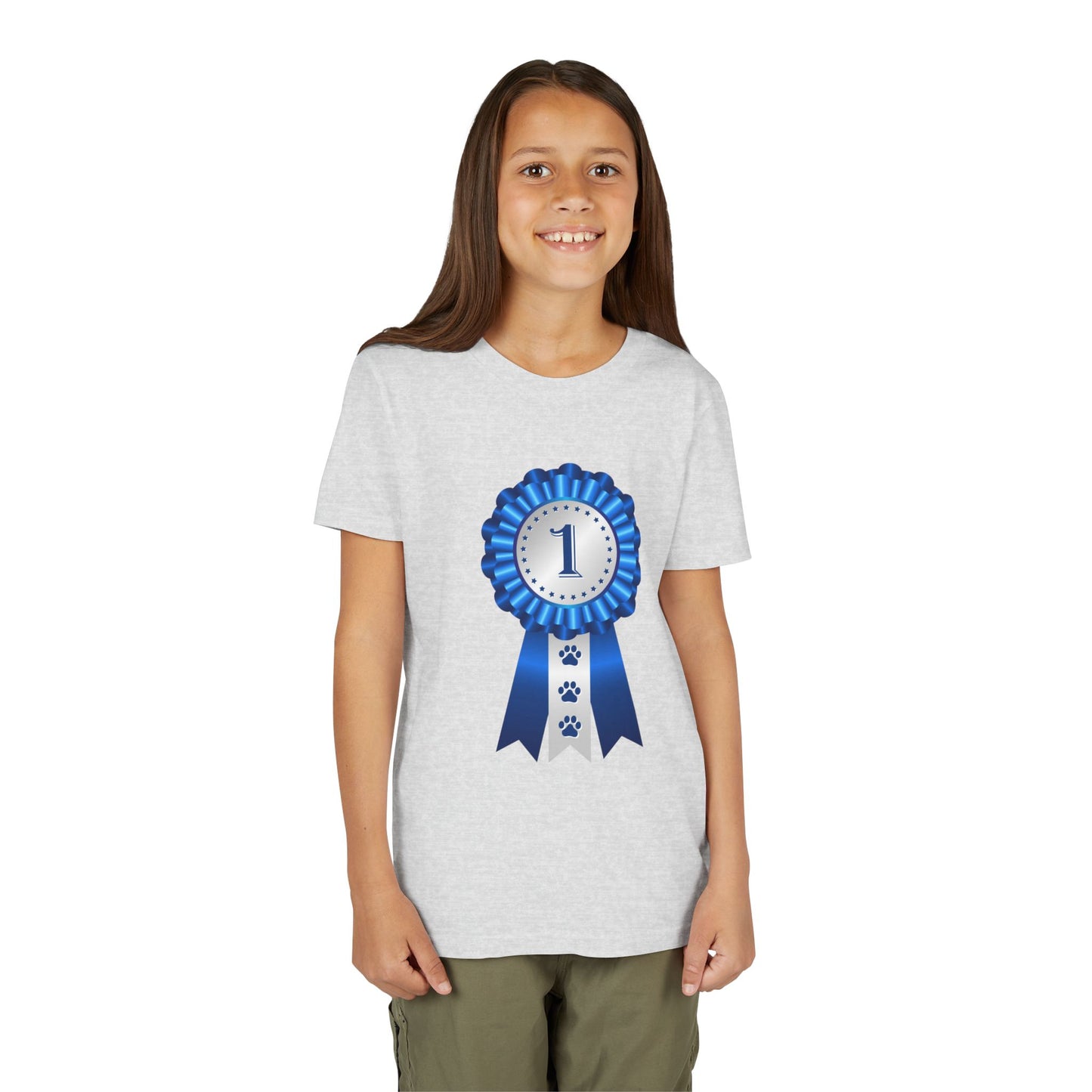 Show Ribbon Youth Unisex Short Sleeve Crewneck Tee