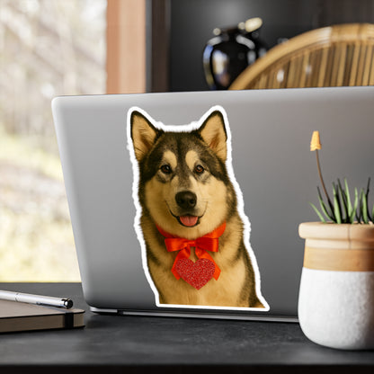 Cupid's Companion Malamute Vinyl Decal