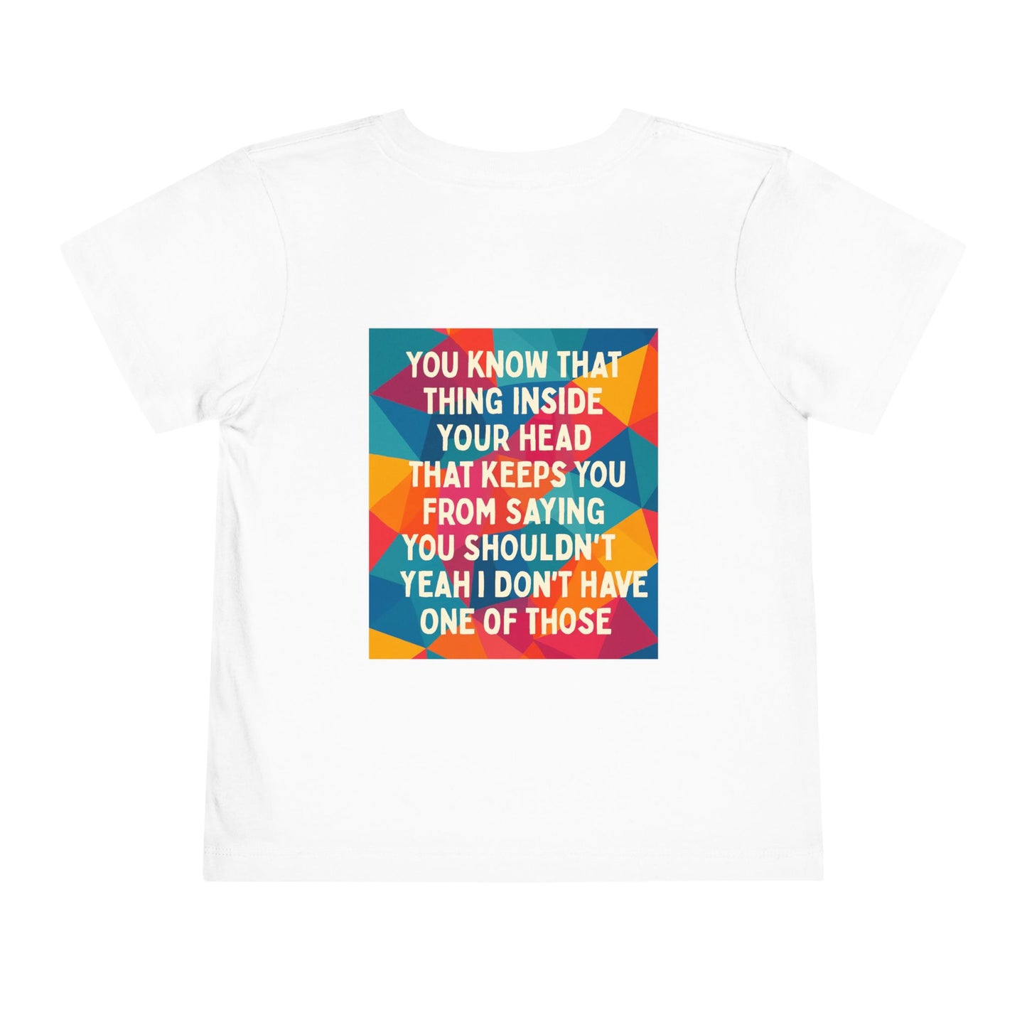 No Filter Toddler Unisex Short Sleeve Crewneck Tee