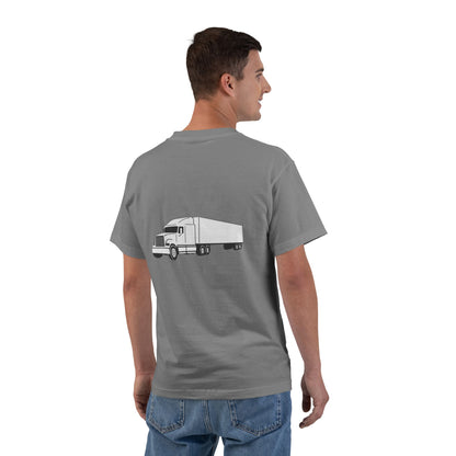 Semi Truck Men's Short-Sleeve Crewneck Tee