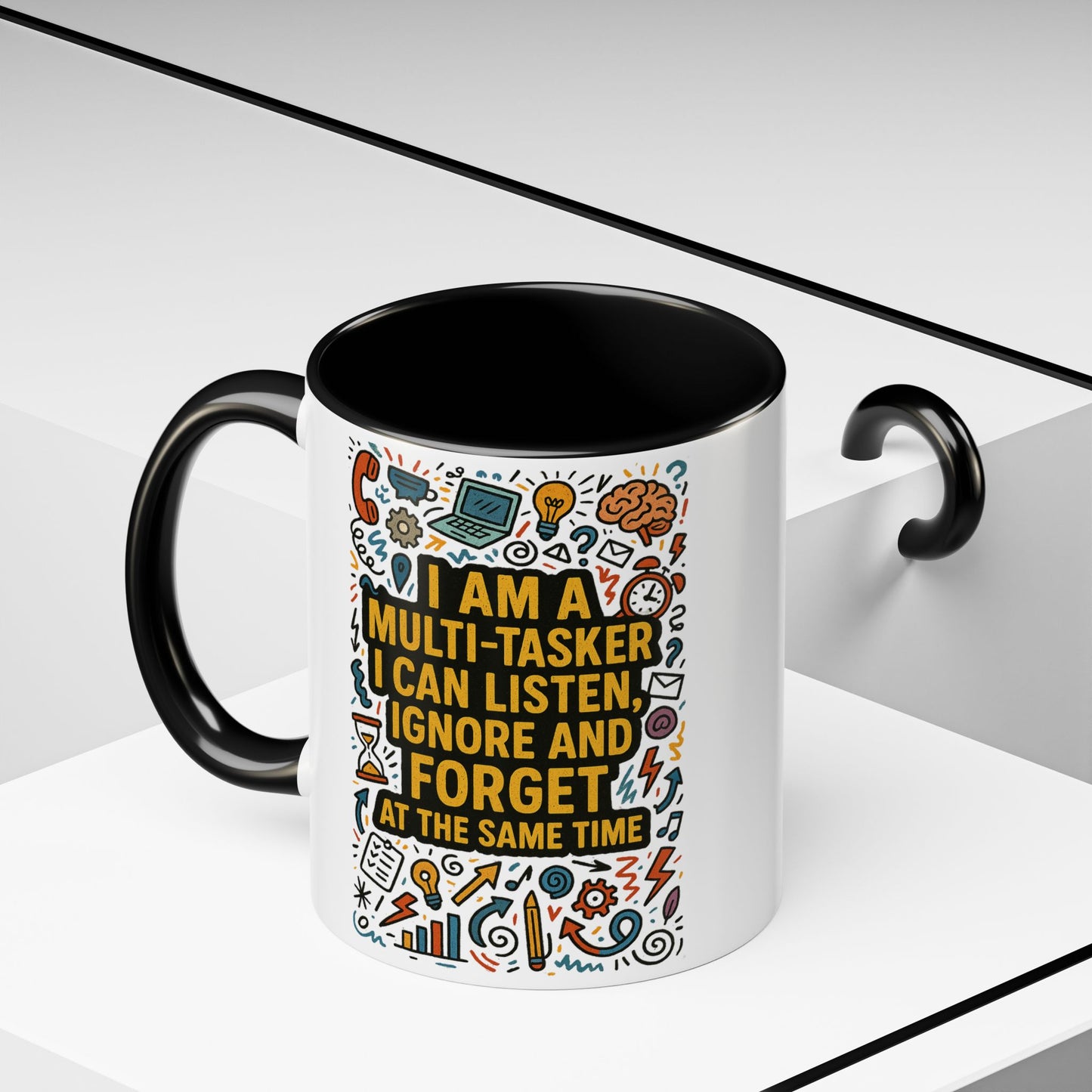 Multi-Tasker 2-Tone Coffee Mug