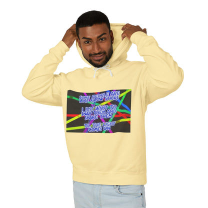 Glow Sticks Unisex Lightweight Hoodie