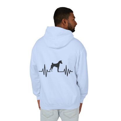 My Heart Beats For Basenjis Unisex Lightweight Hoodie