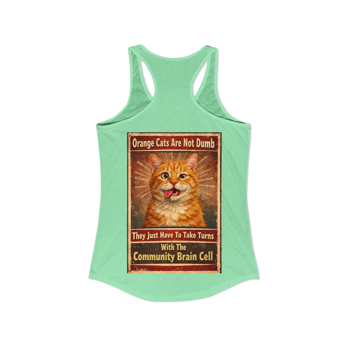 Community Brain Cell Women's Racerback Tank