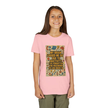Logged Out Youth Unisex Short Sleeve Crewneck Tee