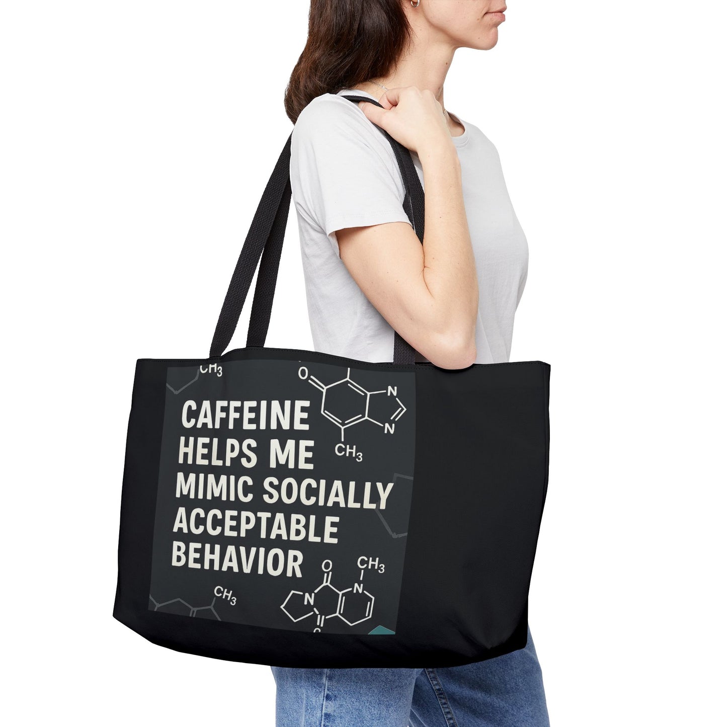Socially Acceptable Weekender Tote Bag