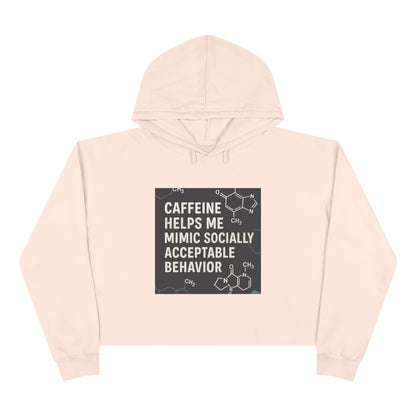 Socially Acceptable Women's Crop Hoodie