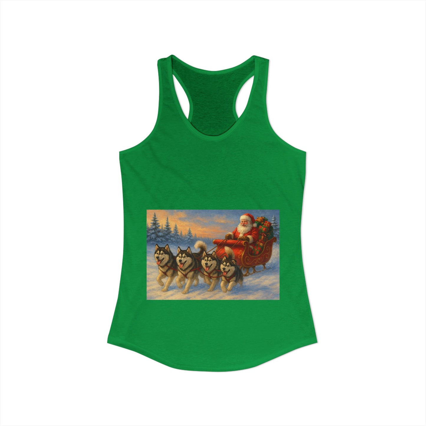 Dashing Through The Snow Women's Racerback Tank