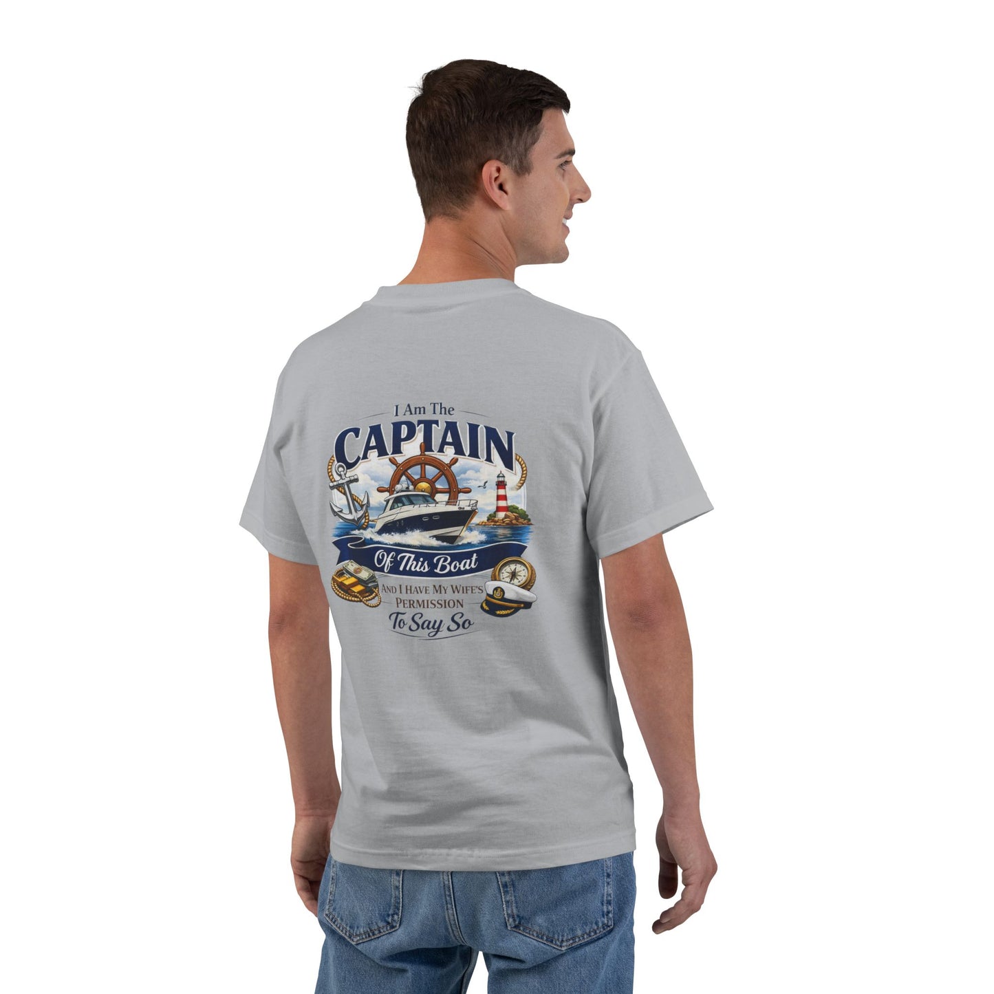 Captain Men's Short-Sleeve Crewneck Tee