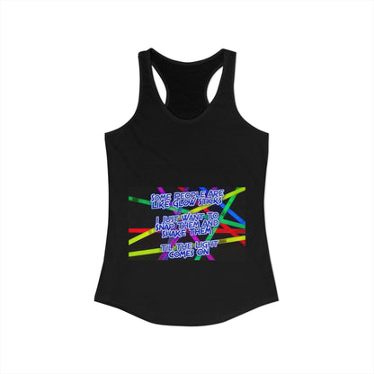 Glow Sticks Women's Racerback Tank