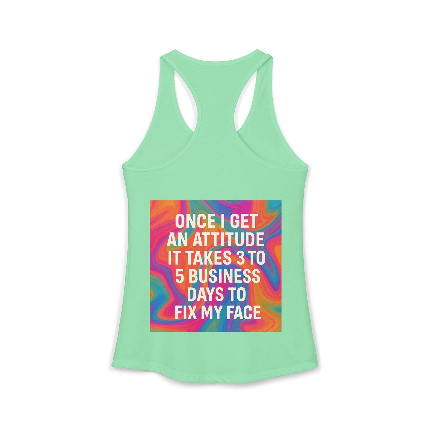 Fix My Face Women's Racerback Tank