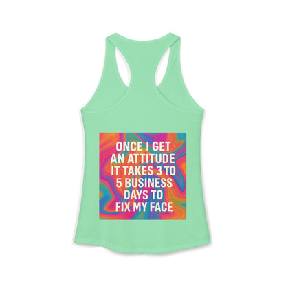 Fix My Face Women's Racerback Tank