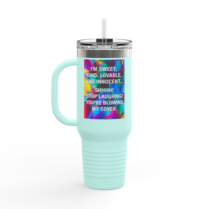 Blowing My Cover Insulated Travel Mug