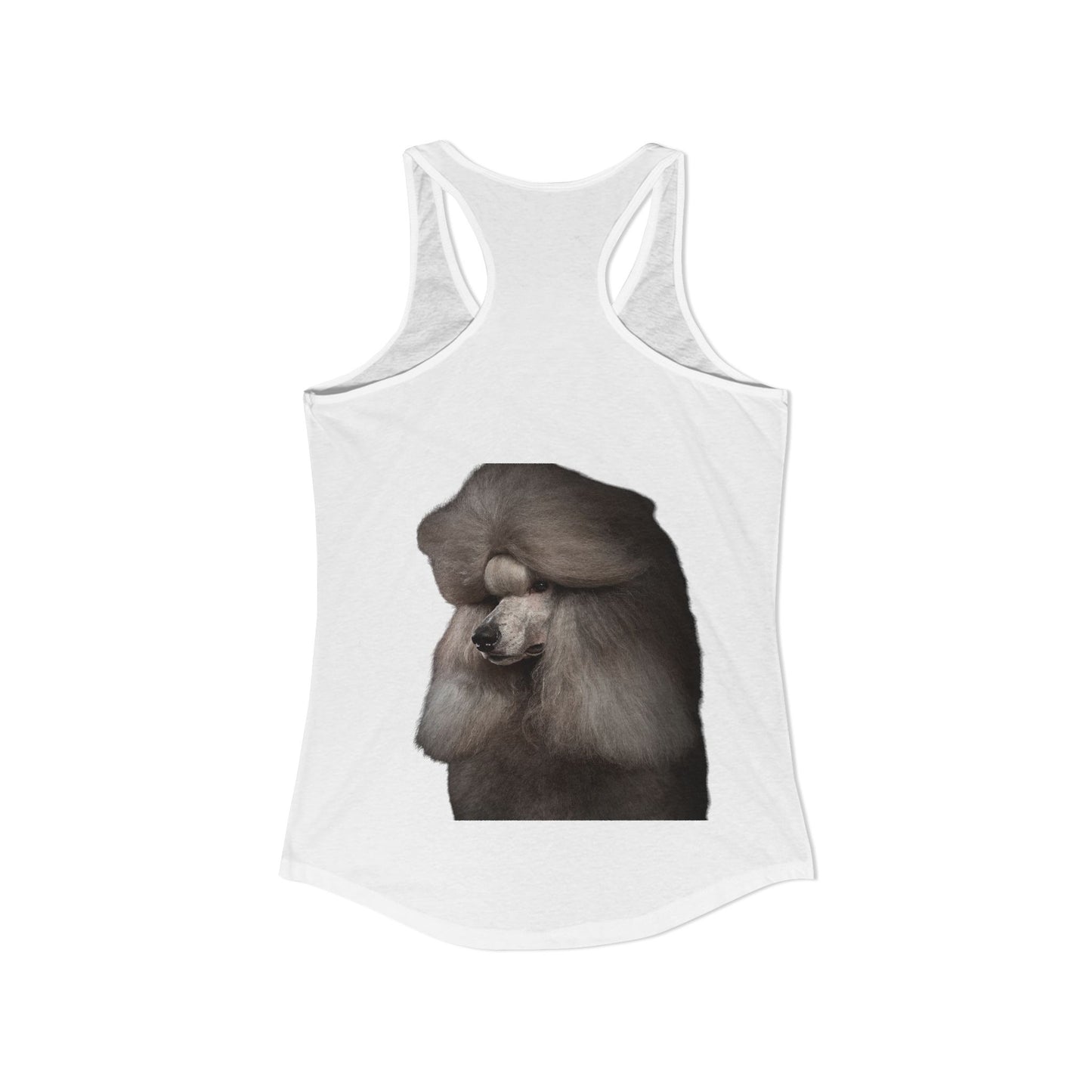Poodle Head Women's Racerback Tank
