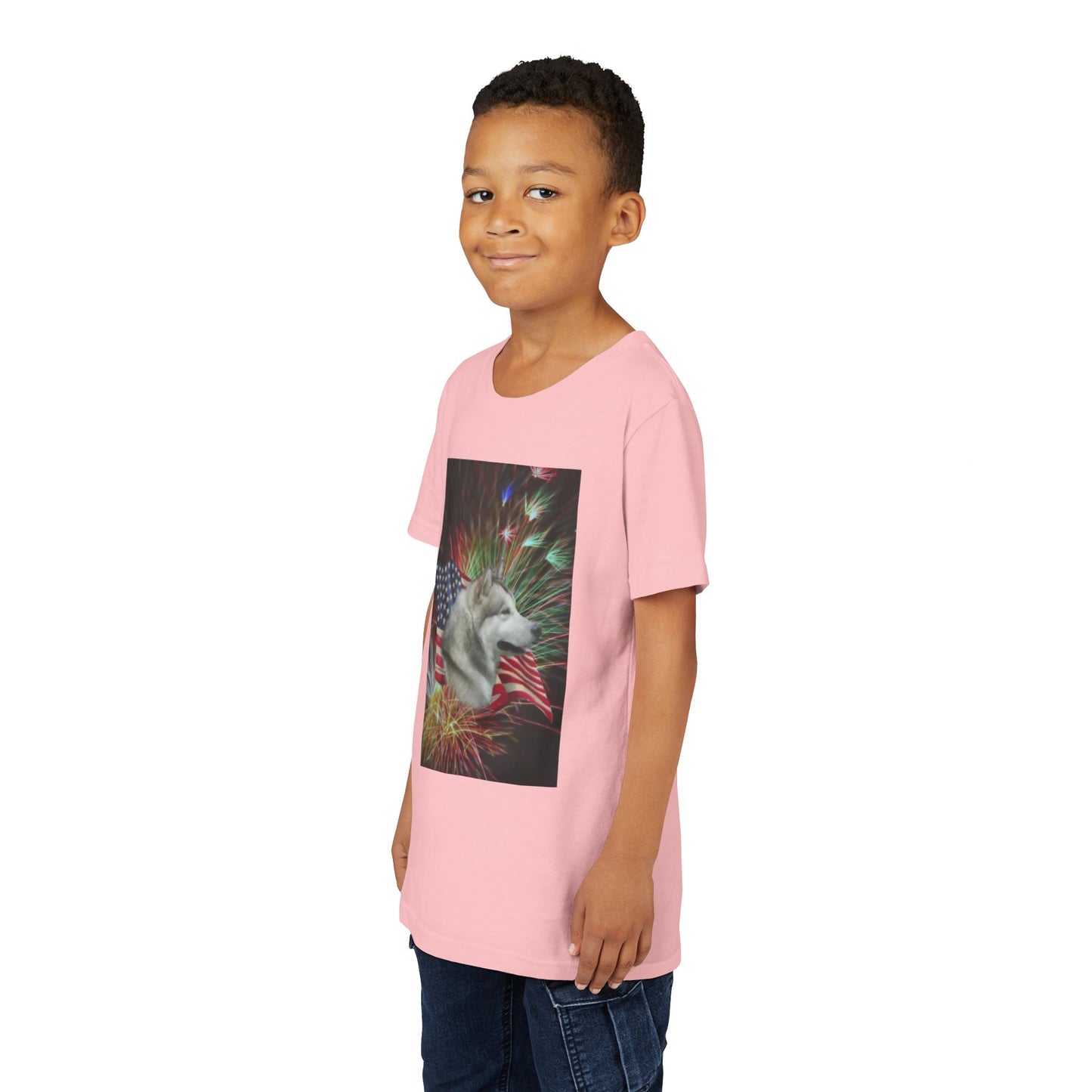 American Malamute Youth Unisex Short Sleeve Crewneck Tee