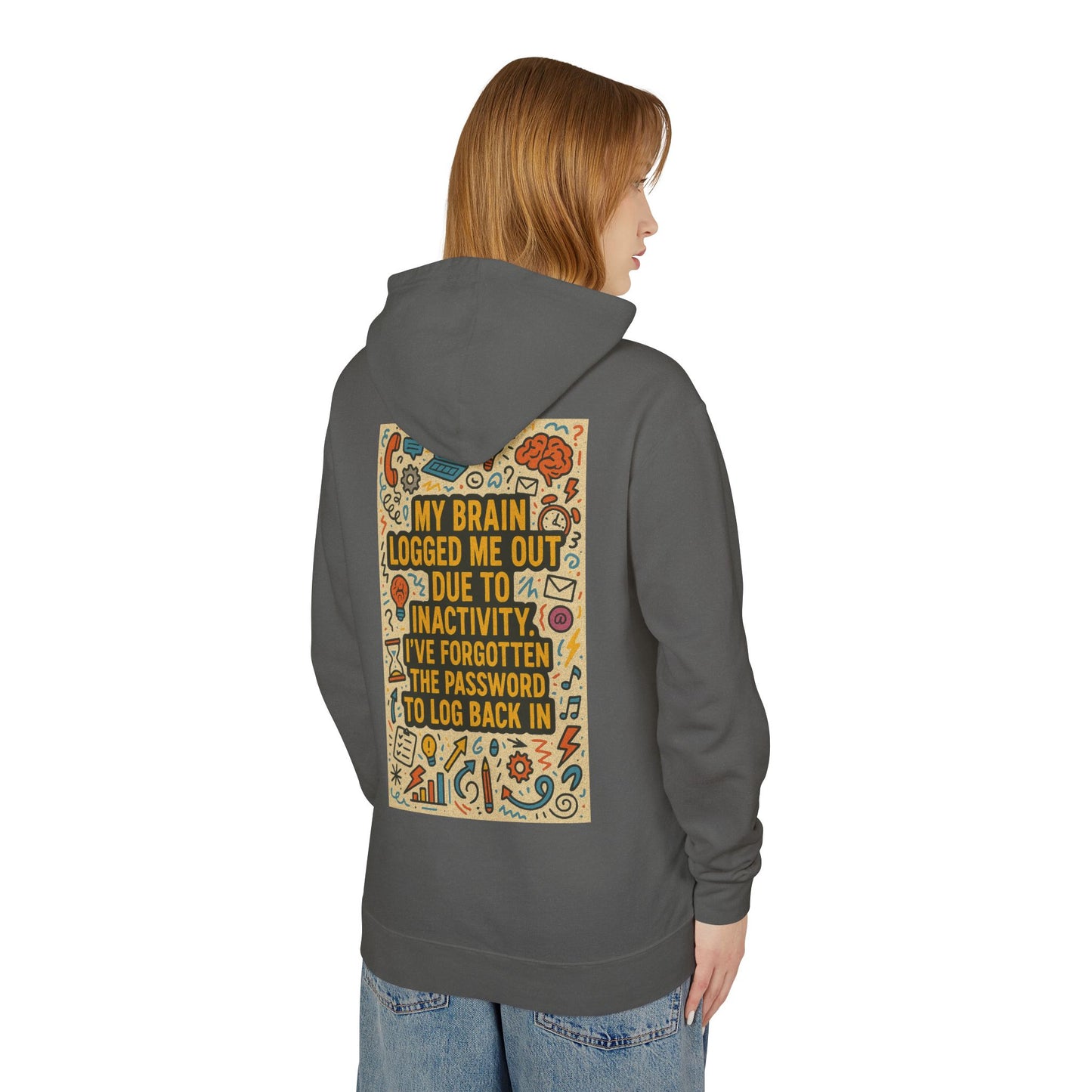 Logged Out Unisex Lightweight Hoodie