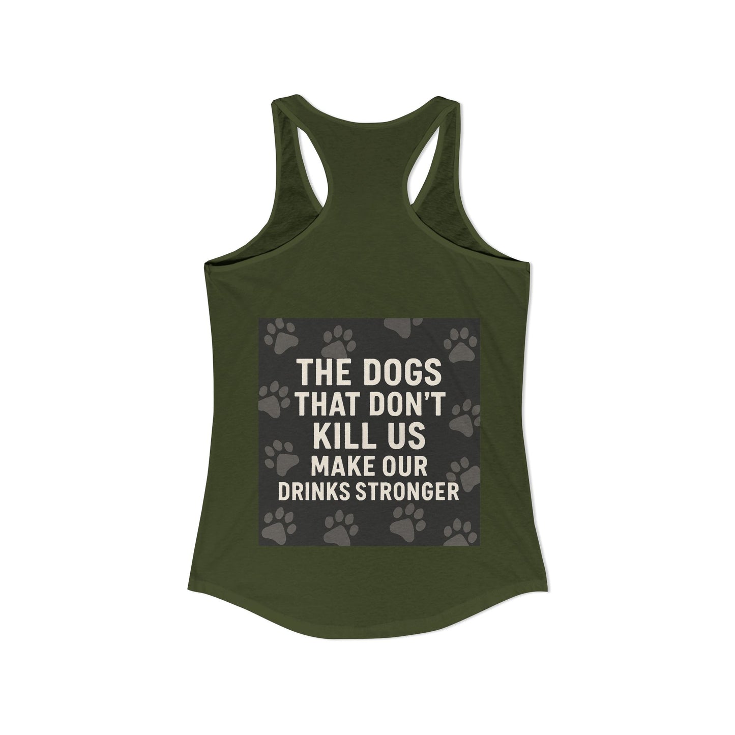 Drinks Stronger Women's Racerback Tank
