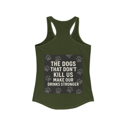 Drinks Stronger Women's Racerback Tank