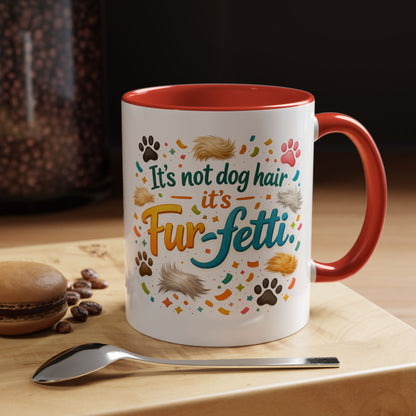Fur-Fetti Dog 2-Tone Coffee Mug