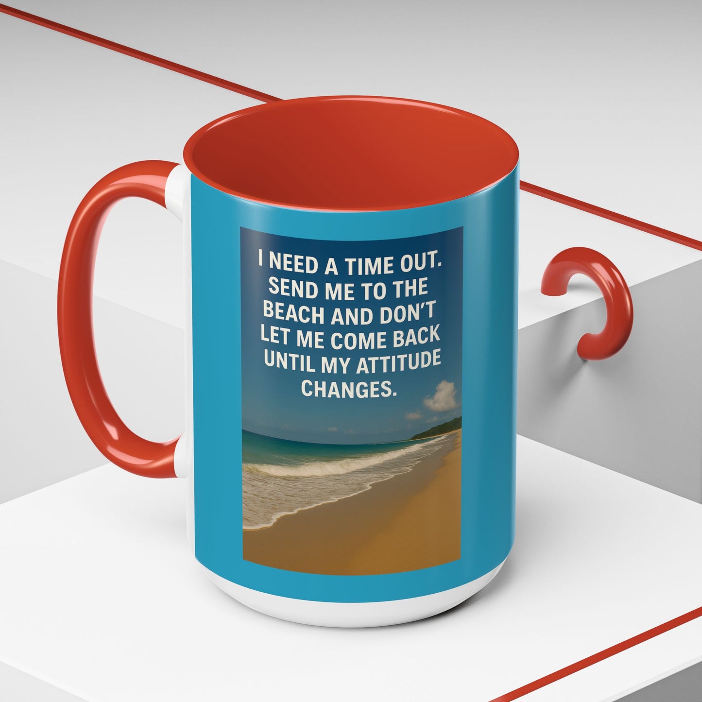 Time Out 2-Tone Coffee Mug