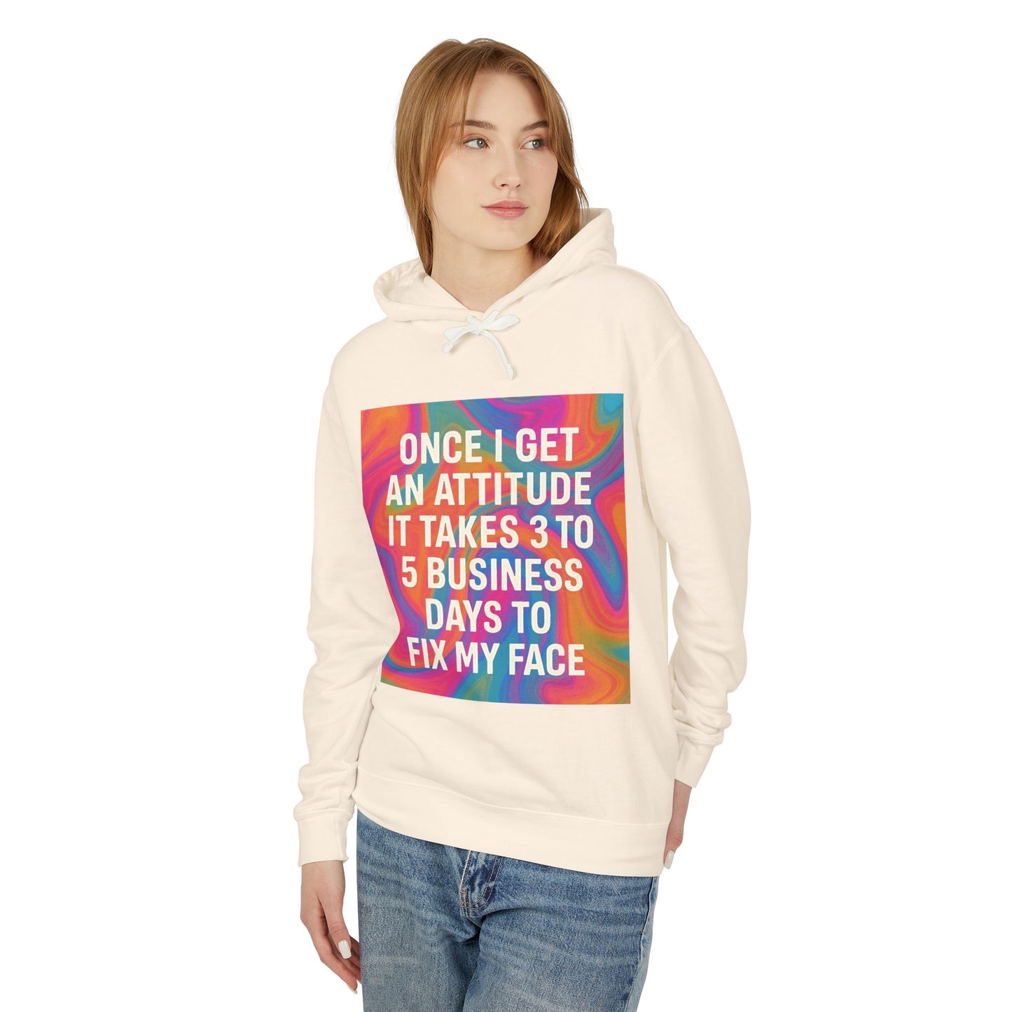 Fix My Face Unisex Lightweight Hoodie