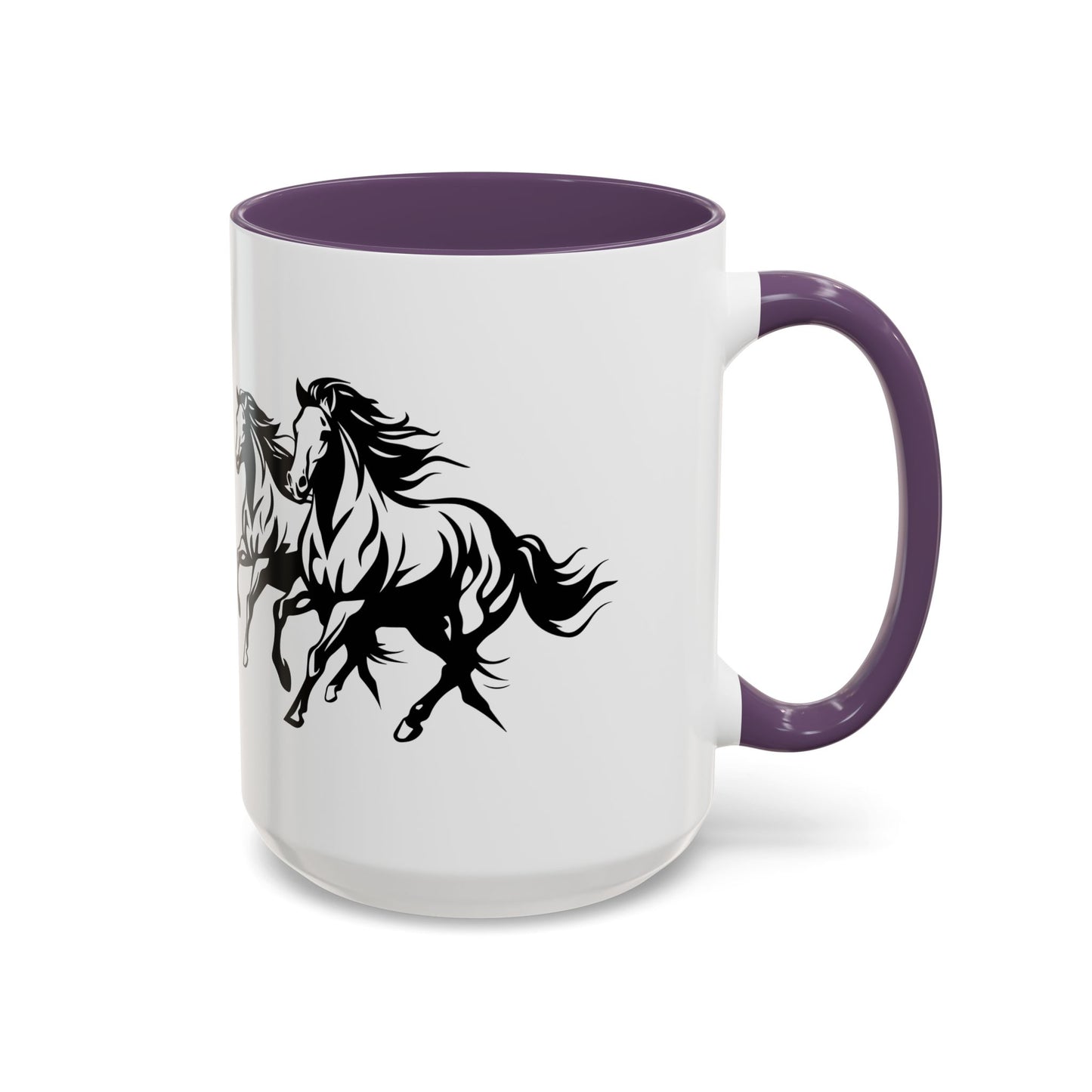 Horsin' Around 2-Tone Coffee Mug