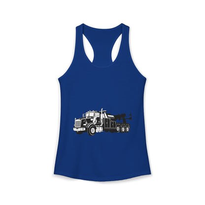 Heavy Tow Truck Women's Racerback Tank