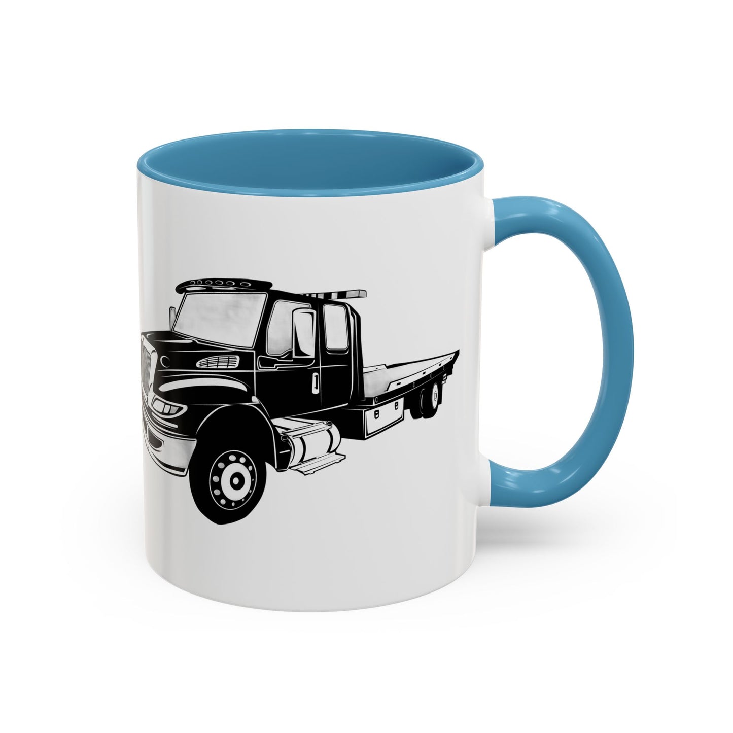 Flatbed Tow Truck 2-Tone Coffee Mug