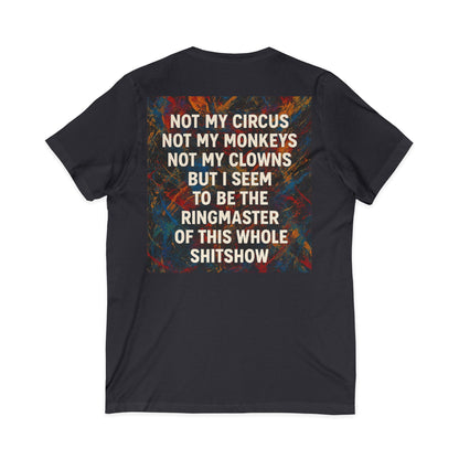 Ringmaster Unisex Short Sleeve V-Neck Tee