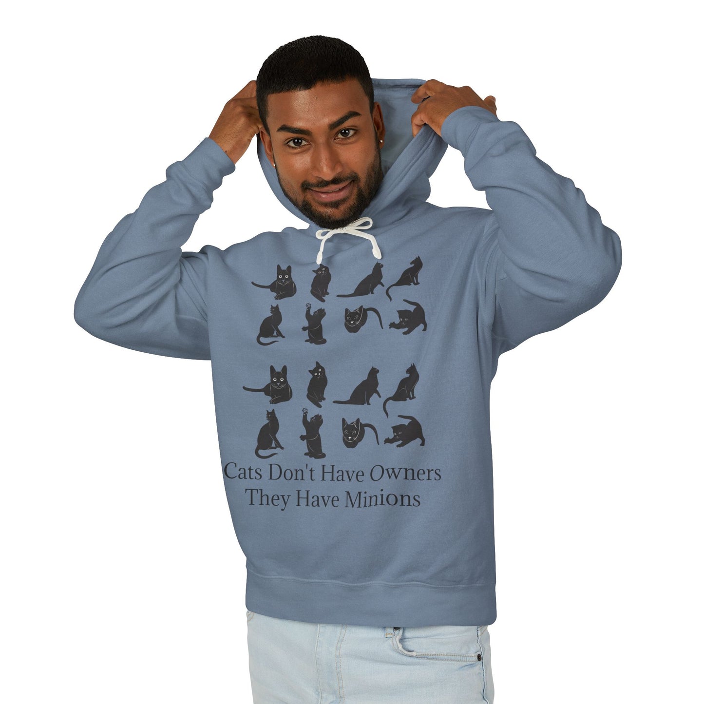 Cat Minions Unisex Lightweight Hoodie