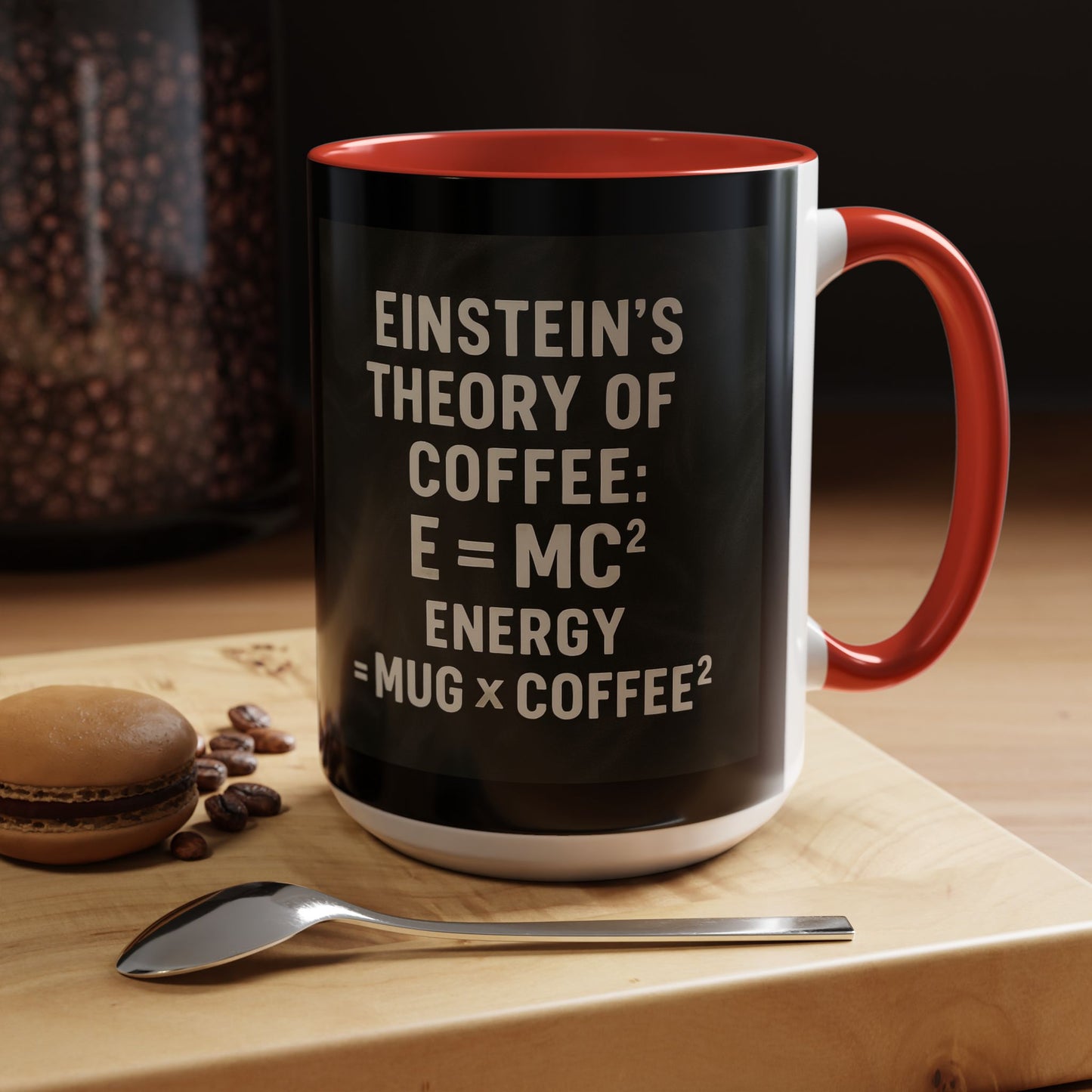 Einstein's Theory Of Coffee 2-Tone Coffee Mug