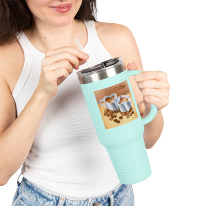 Coffee With Love Insulated Travel Mug