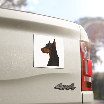 Doberman Head Indoor/Outdoor Magnet