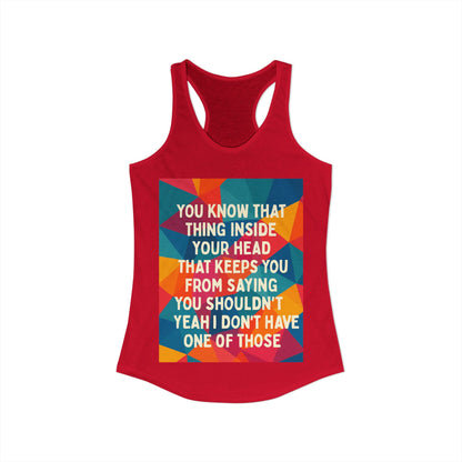 No Filter Women's Racerback Tank