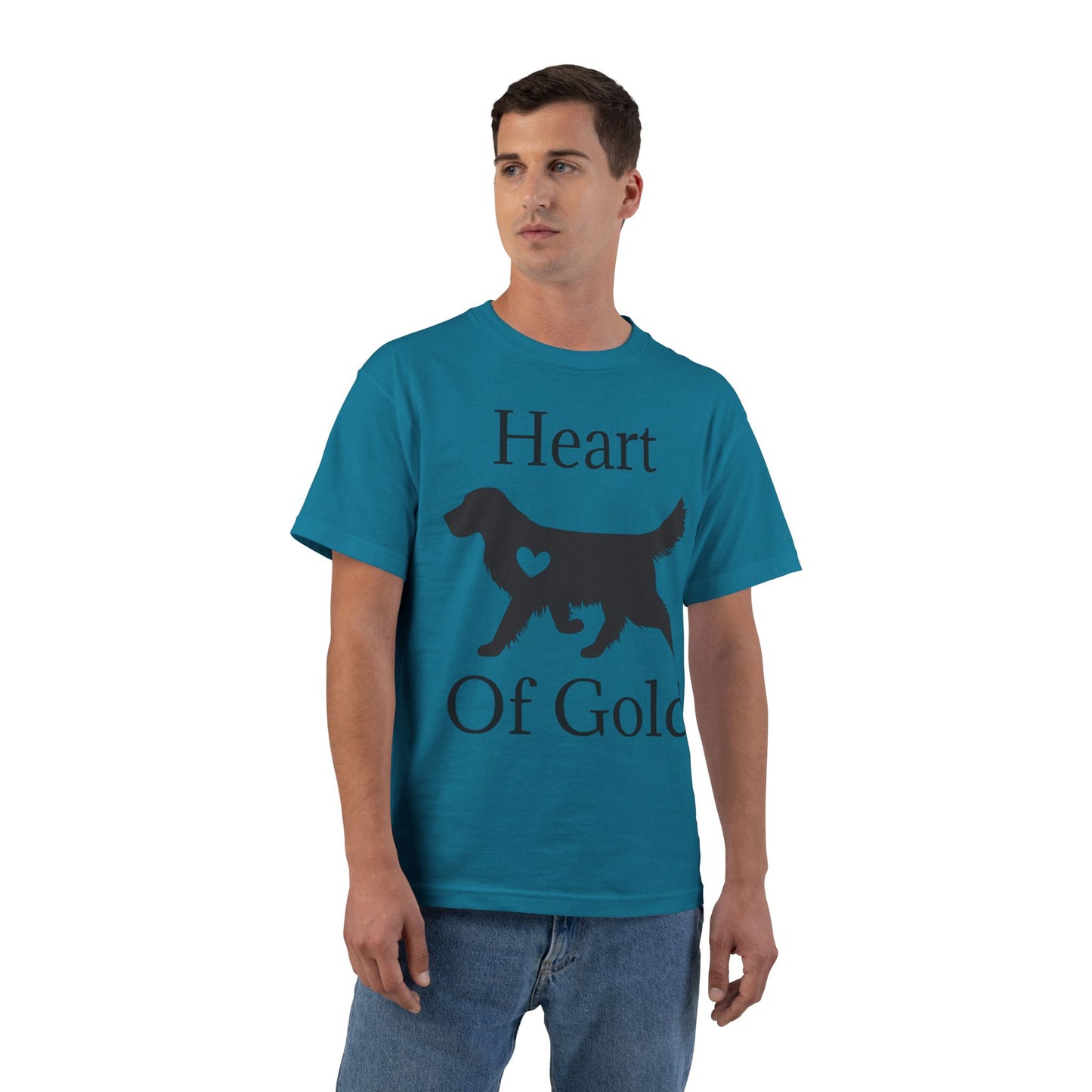 Heart Of Gold Men's Short-Sleeve Crewneck Tee