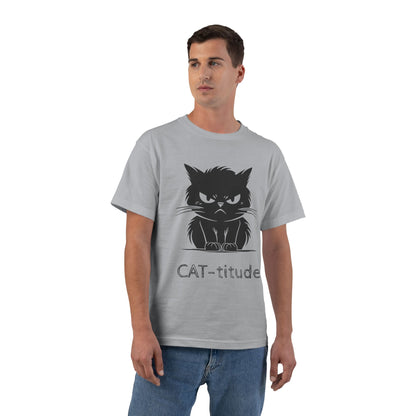 CAT-titude Men's Short-Sleeve Crewneck Tee