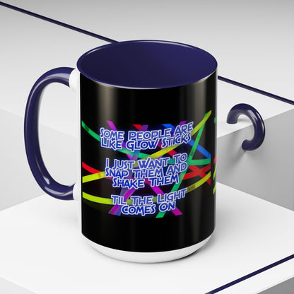 Glow Sticks 2-Tone Coffee Mug