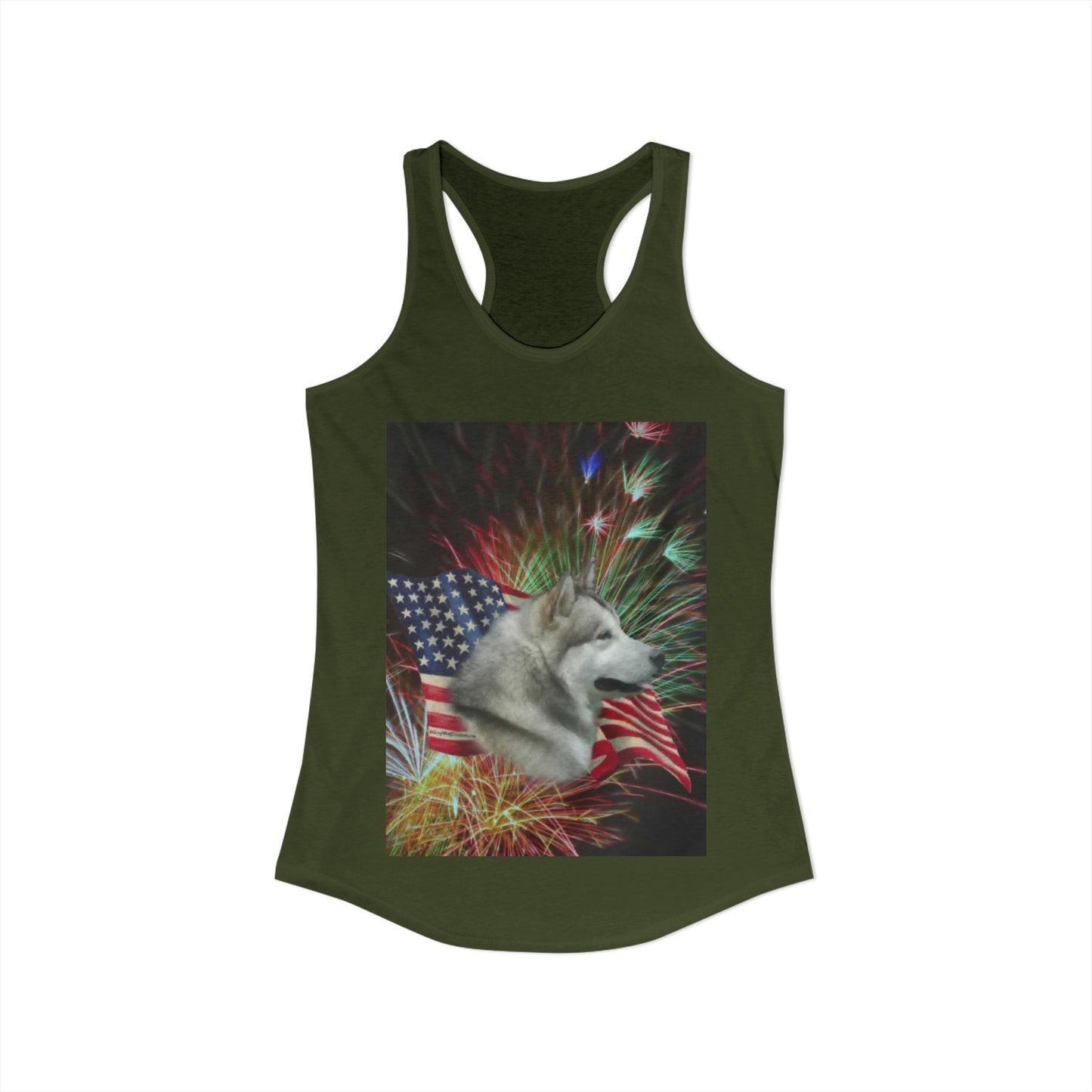 American Malamute Women's Racerback Tank